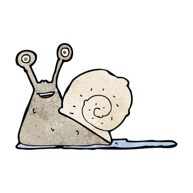 karikatür salyangoz