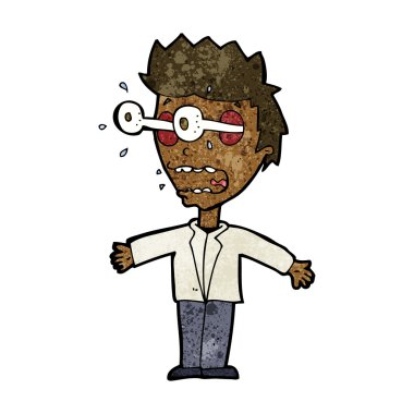 karikatür bakan adam