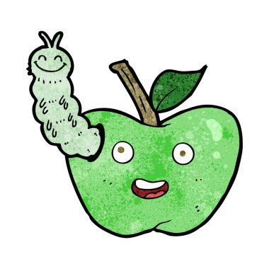 Böcekli çizgi film elması