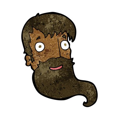 sakallı adam çizgi film