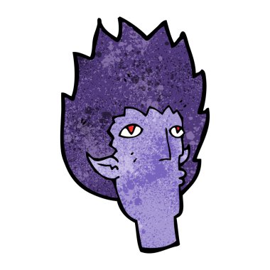 çizgi film vampire yüz