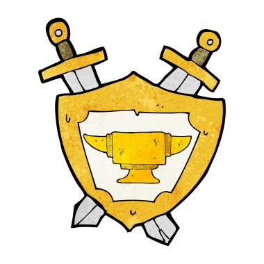 karikatür demircisi örs heraldry sembolü