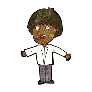 mutlu bir adam çizgi film