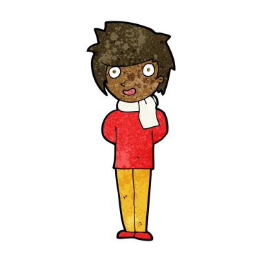 karikatür dostça adam