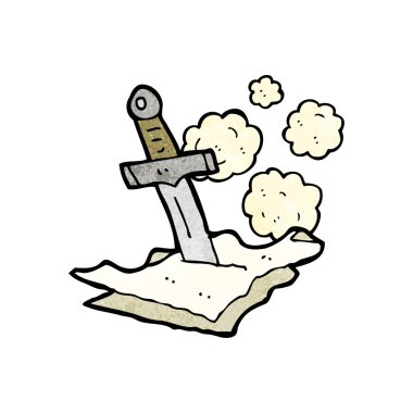 Karikatür hançeri.