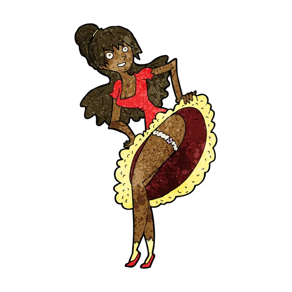 Karikatür flamenko dansçısı — Stok Vektör