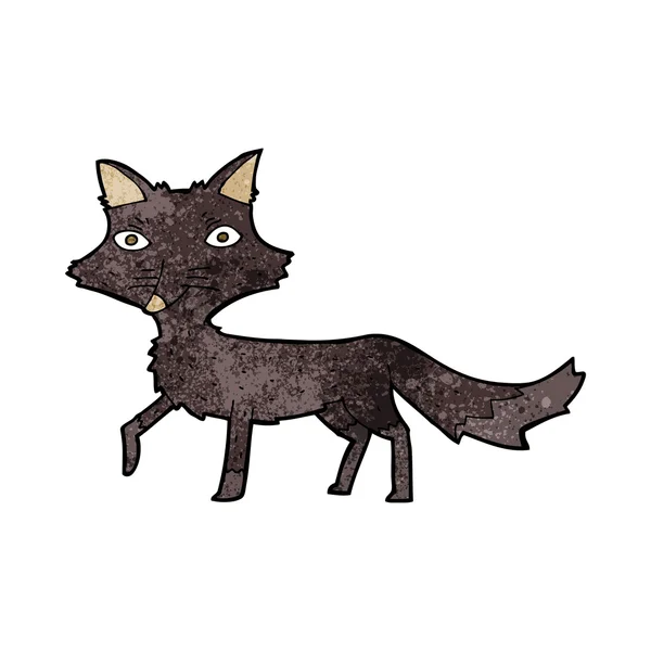 Cartone animato piccolo lupo — Vettoriale Stock