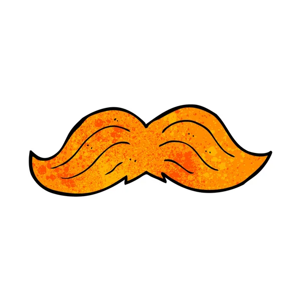 Moustache de gingembre dessin animé — Image vectorielle