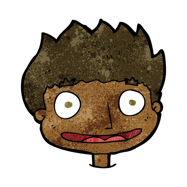 karikatür mutlu çocuk