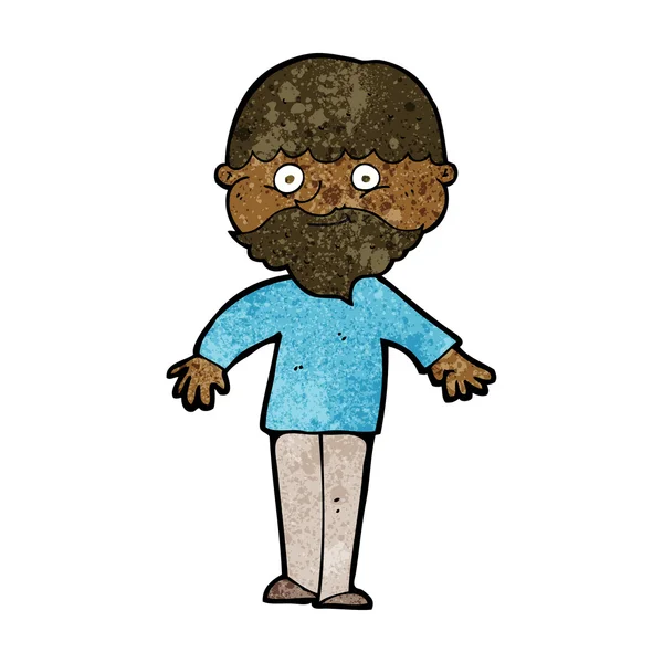 Cartoon gelukkig man — Stockvector