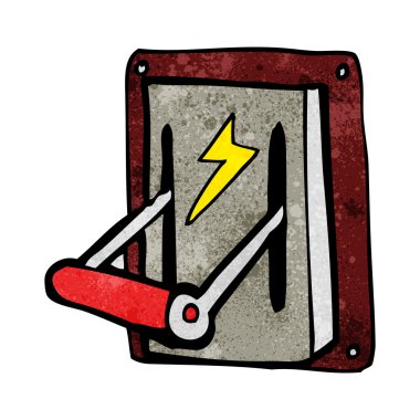 çizgi film endüstriyel makine kolu