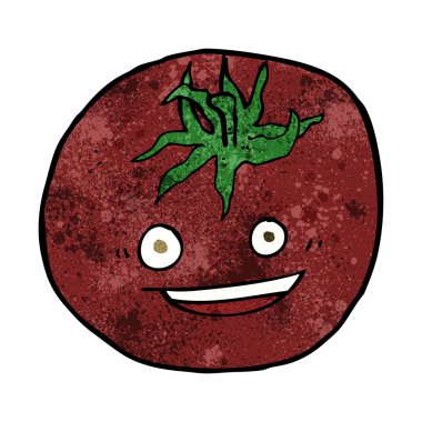 karikatür domates