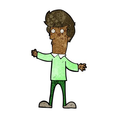 irkilmiş adam çizgi film