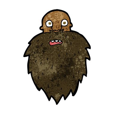 sakallı adam çizgi film