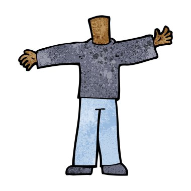 Cartoon vücut Kollarını açarak (mix ve maç karikatür veya eklemek kendi 