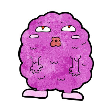 komik karikatür canavar