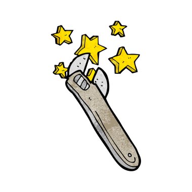 karikatür ayarlanabilir anahtarı