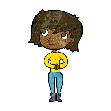 karikatür samimi kadın