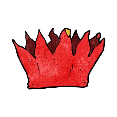 karikatür kağıt taç