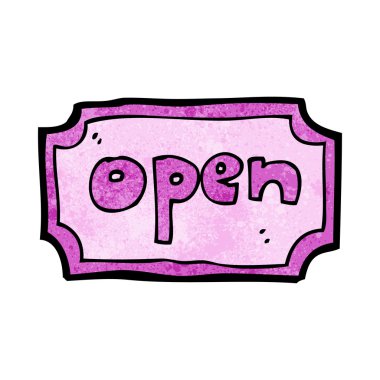 karikatür açık işareti