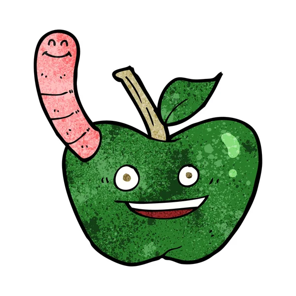 solucanlı çizgi film elması