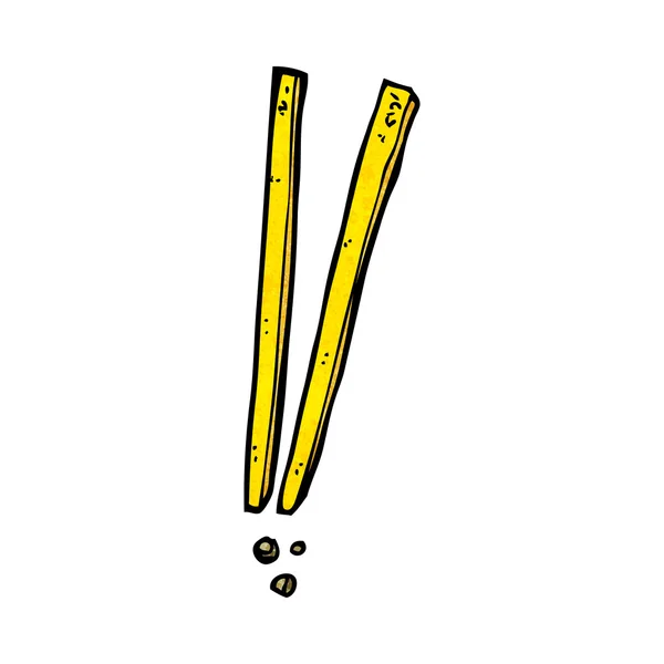 Cartoon chopsticks — Stock Vector