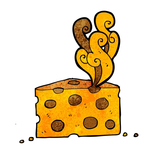 Kreslený smradlavý sýr — Stockový vektor