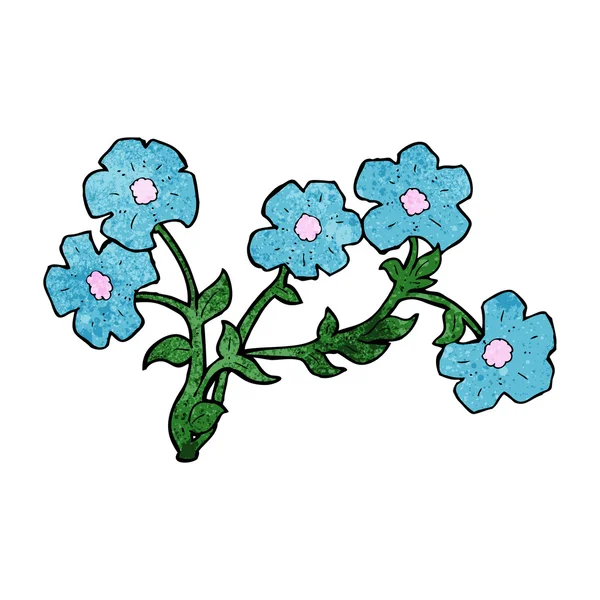 Flores de dibujos animados — Archivo Imágenes Vectoriales