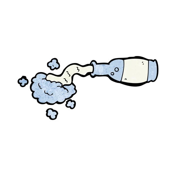 Karikatür dökülen şişe — Stok Vektör