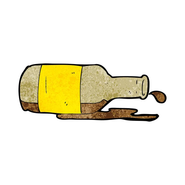 Desenho animado derramado cerveja — Vetor de Stock