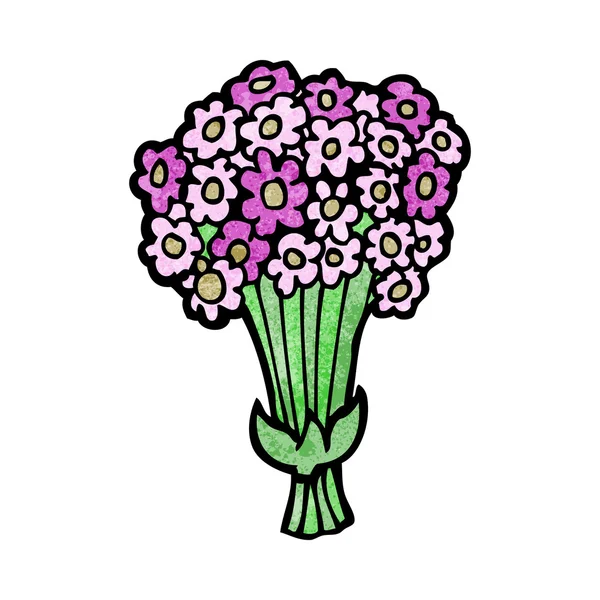 Flores de desenhos animados — Vetor de Stock