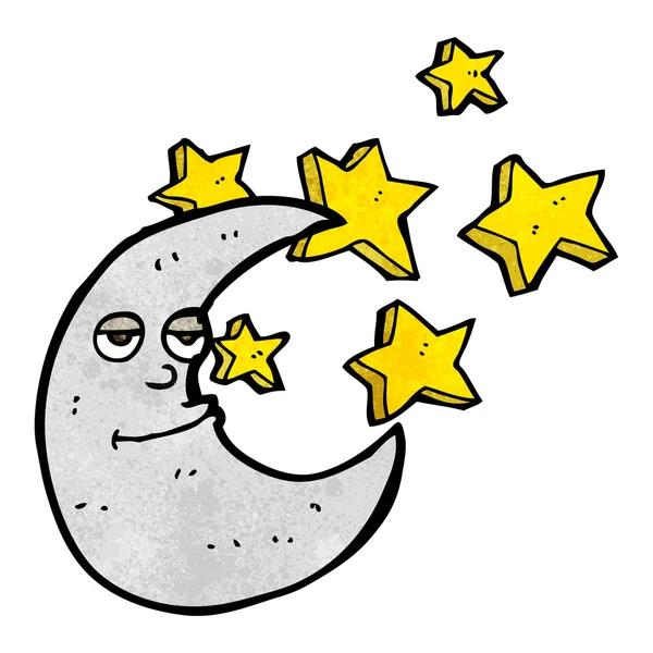 Glücklicher Cartoon-Mond — Stockvektor