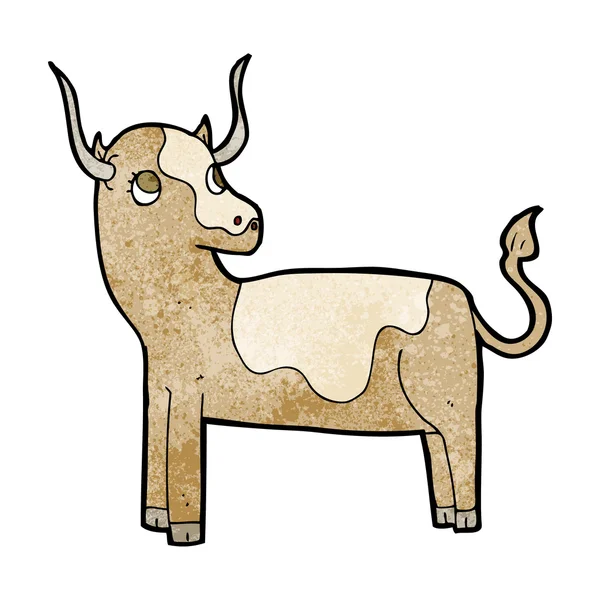 Vaca de dibujos animados — Vector de stock