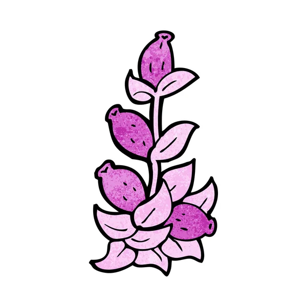 Kreskówka kwiaty — Wektor stockowy