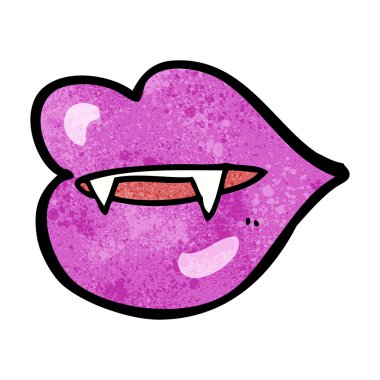 Vampir dişleri cartoon