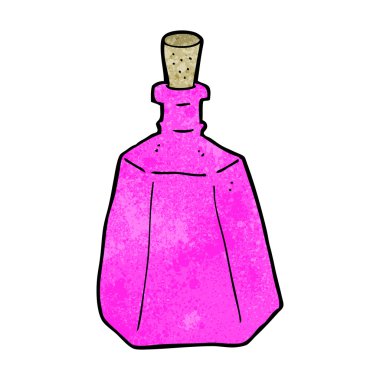 karikatür iksir şişesi