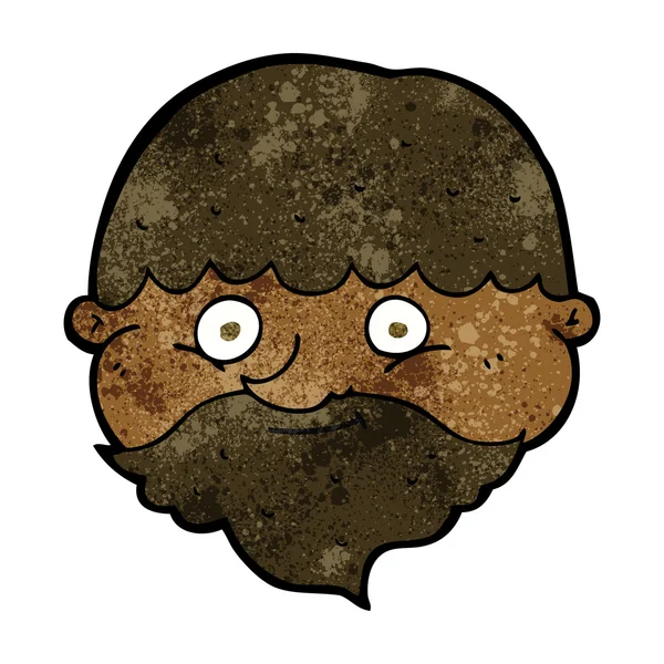 Мультяшный бородач — стоковый вектор