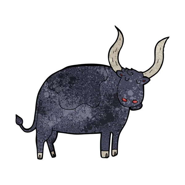 Kreslený ox — Stockový vektor