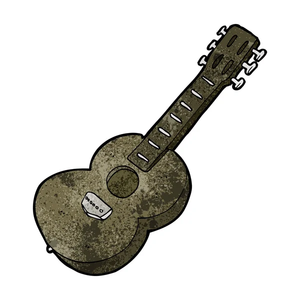 Karikatür gitar — Stok Vektör