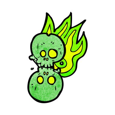 çizgi film cadılar bayramı kemik numarası