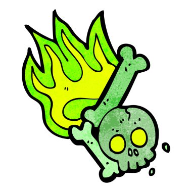 çizgi film cadılar bayramı kemik numarası