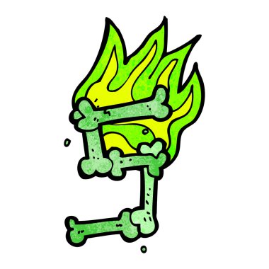 çizgi film cadılar bayramı kemik numarası