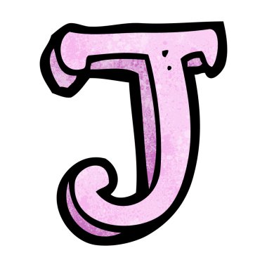 karikatür harf j