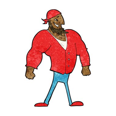 Çizgi film adamı denizci.