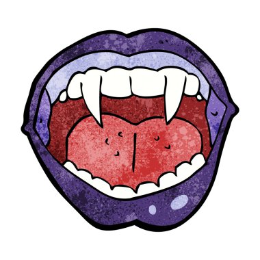 çizgi film vampire ağız