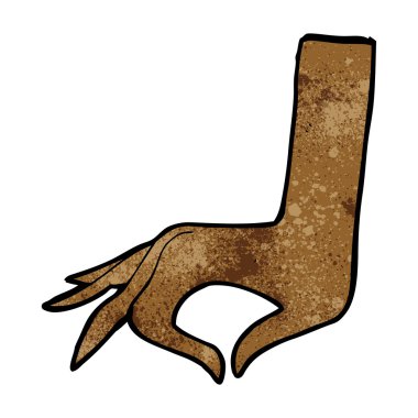 çizgi film el simgesi