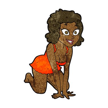 çizgi film komik seksi kadın