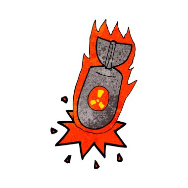 karikatür atom bombası