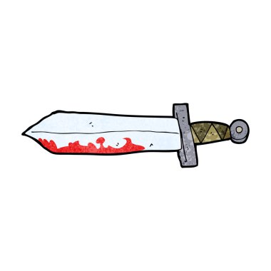 karikatür kanlı kılıç