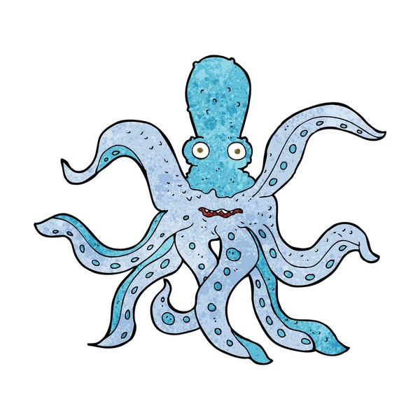 Pulpo gigante de dibujos animados — Vector de stock